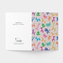Load image into Gallery viewer, Felicitare cu plic, hartie texturata premium - baloane colorate
