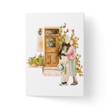 Load image into Gallery viewer, Felicitare cu plic, hartie texturata premium - Bunici pe prispa
