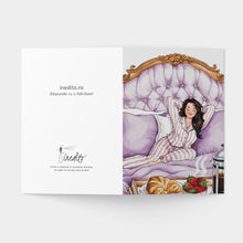 Load image into Gallery viewer, Felicitare cu plic, hartie texturata premium - Princess lady
