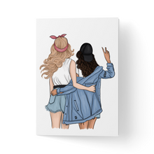 Load image into Gallery viewer, Felicitare cu plic, hartie texturata premium - Good Friends
