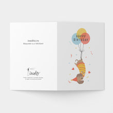 Load image into Gallery viewer, Felicitare cu plic, hartie texturata premium - Fly
