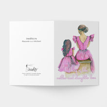 Load image into Gallery viewer, Felicitare cu plic, hartie texturata premium - Mother and daughter
