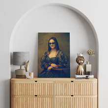Încarcă imaginea în vizualizatorul Galerie, Tablou inramat Modern Mona Three - 30x40, carton 250g si rama gri-aurie din lemn
