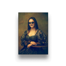 Load image into Gallery viewer, Tablou inramat Modern Mona Three - 30x40, carton 250g si rama gri-aurie din lemn
