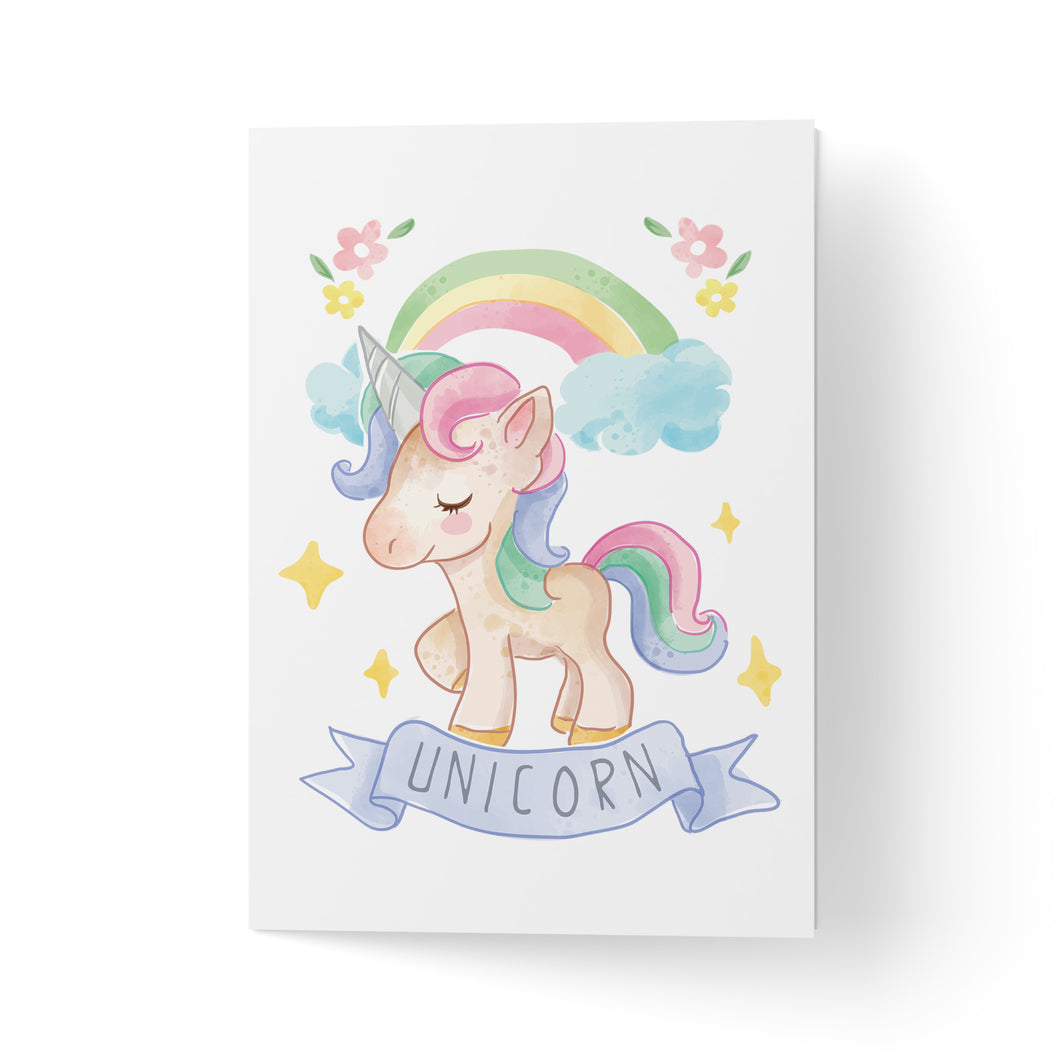 Felicitare Rainbow Unicorn