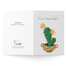 Încarcă imaginea în vizualizatorul Galerie, Felicitare cactus galben
