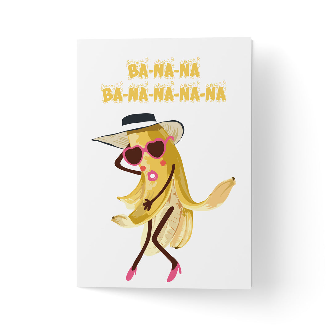 Felicitare Banana dansatoare