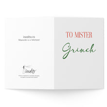 Încarcă imaginea în vizualizatorul Galerie, Felicitare 100% reciclată Mister Grinch
