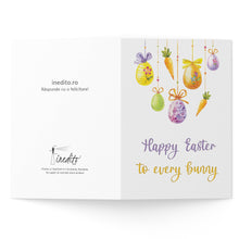 Încarcă imaginea în vizualizatorul Galerie, Felicitare 100% reciclata de Paște Happy Easter
