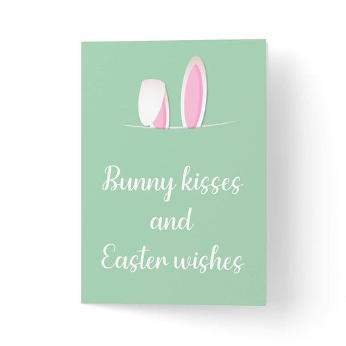 Felicitare de Paște Bunny kisses
