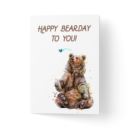 Felicitare aniversara Happy bearday