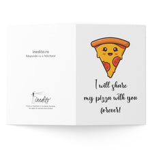 Încarcă imaginea în vizualizatorul Galerie, Felicitare mesaj de dragoste cu pizza
