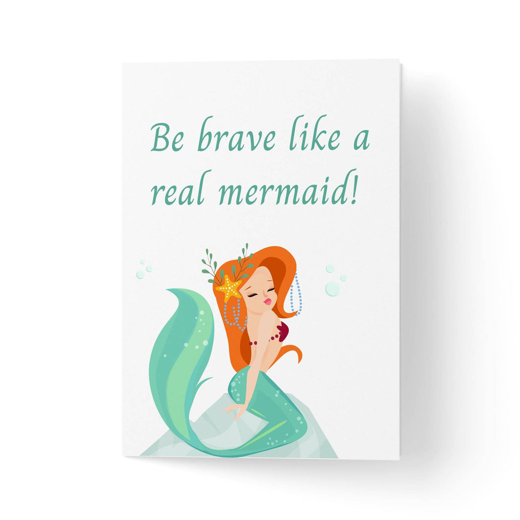 Felicitare zi de nastere Brave mermaid