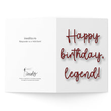 Încarcă imaginea în vizualizatorul Galerie, Felicitare pentru aniversare Happy birthday, legend!
