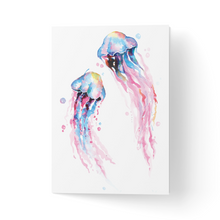 Încarcă imaginea în vizualizatorul Galerie, Felicitare meduze - 100% reciclată
